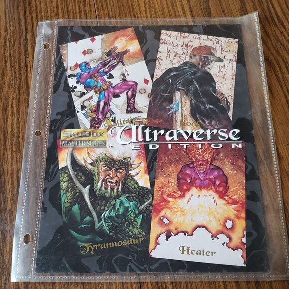 1994 Skybox Master Series Ultraverse Edition Promo Sheet Malibu Comics - Picture 1 of 2
